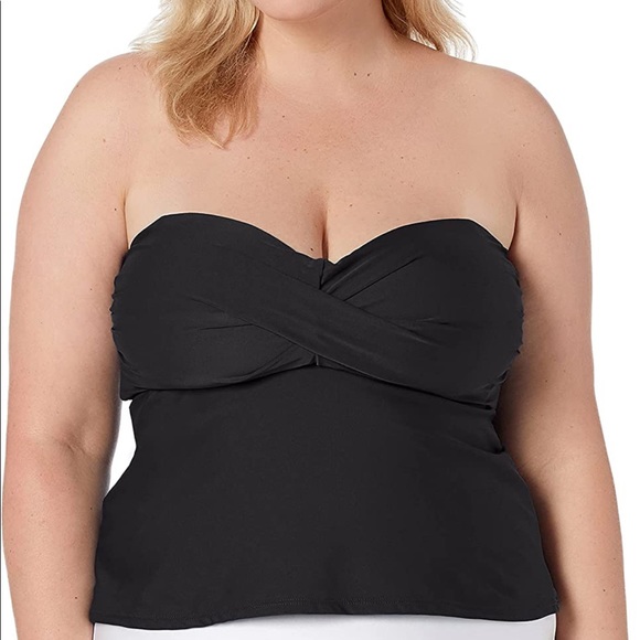 Catalina Front Twist Swim Top - Picture 3 of 9